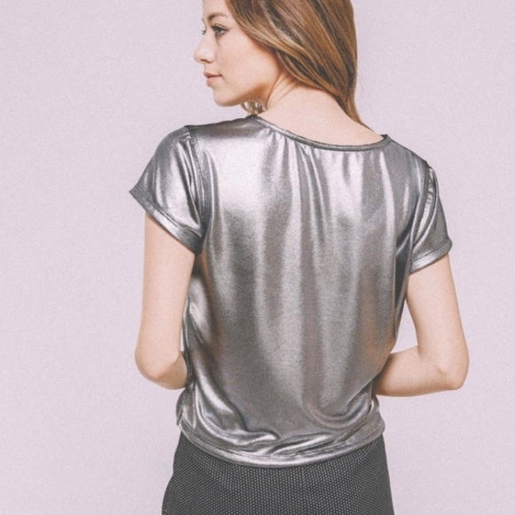 Crewneck Short Sleeve Top - Picture 2 of 2